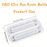 2 Pice Silicone Dice Mould and dice box mould - Make your own dice! - Mini Megastore