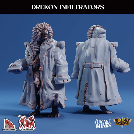3 Kobolds in a Trench Coat Miniatures - Mini Megastore