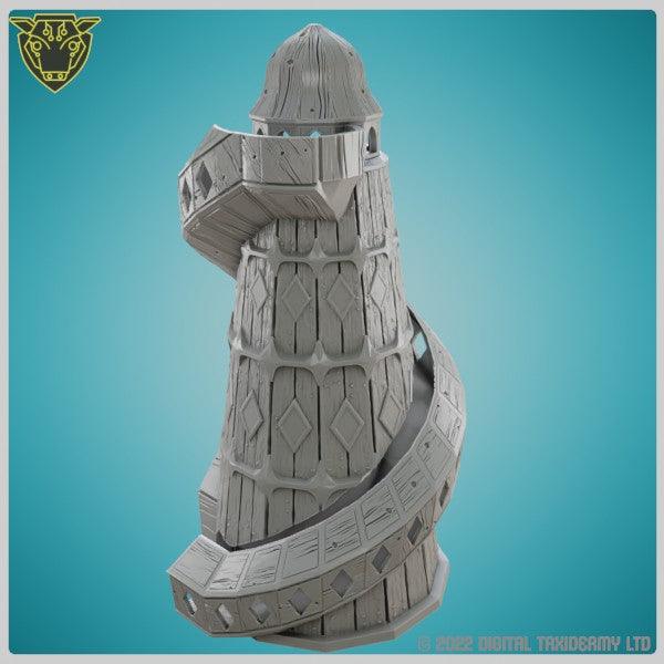 3D Printed Helter Skelter Dice Tower - Mini Megastore