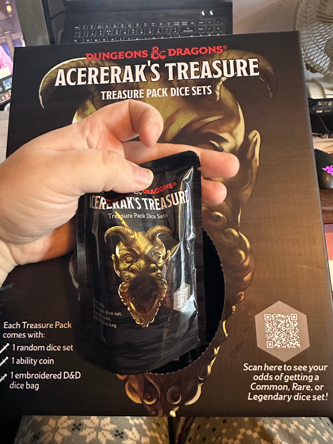 D&D Acererak's Treasure Packs Dice Booster
