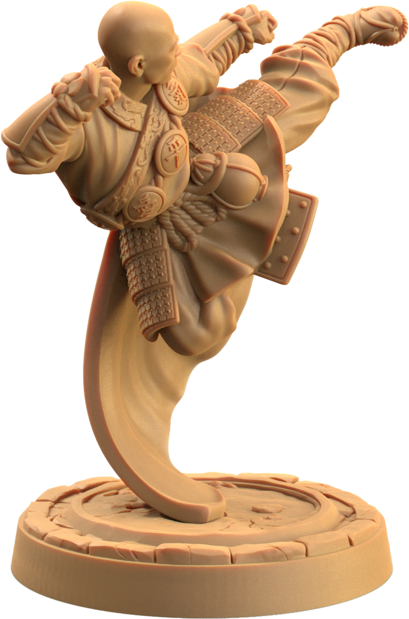 Ki Master - Human Monk Miniatures - Mini Megastore