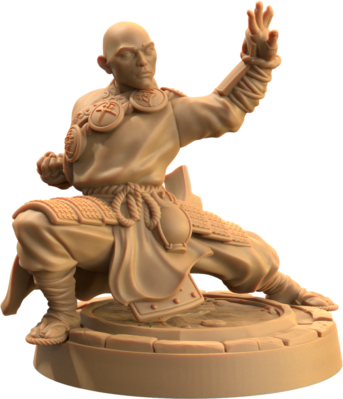 Ki Master - Human Monk Miniatures - Mini Megastore