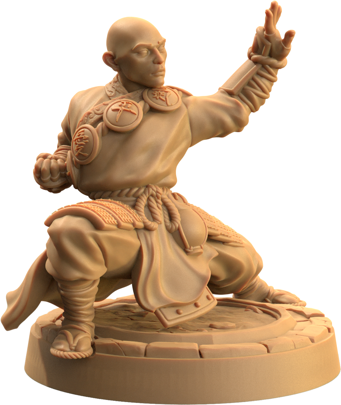 Ki Master - Human Monk Miniatures - Mini Megastore