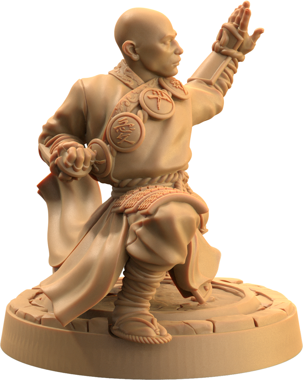 Ki Master - Human Monk Miniatures - Mini Megastore