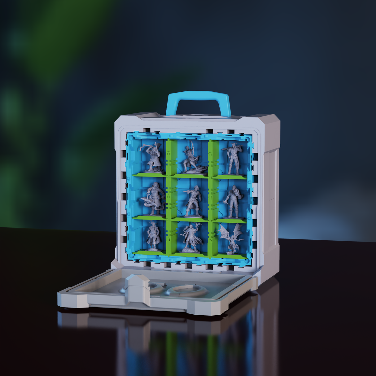 Omni 2 - 3D printed Modular Hard Case for Storage and Travel