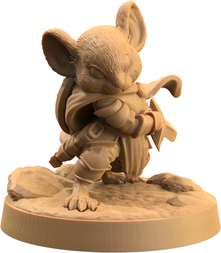 The Protectors - Mouse Folk Fighter Miniatures
