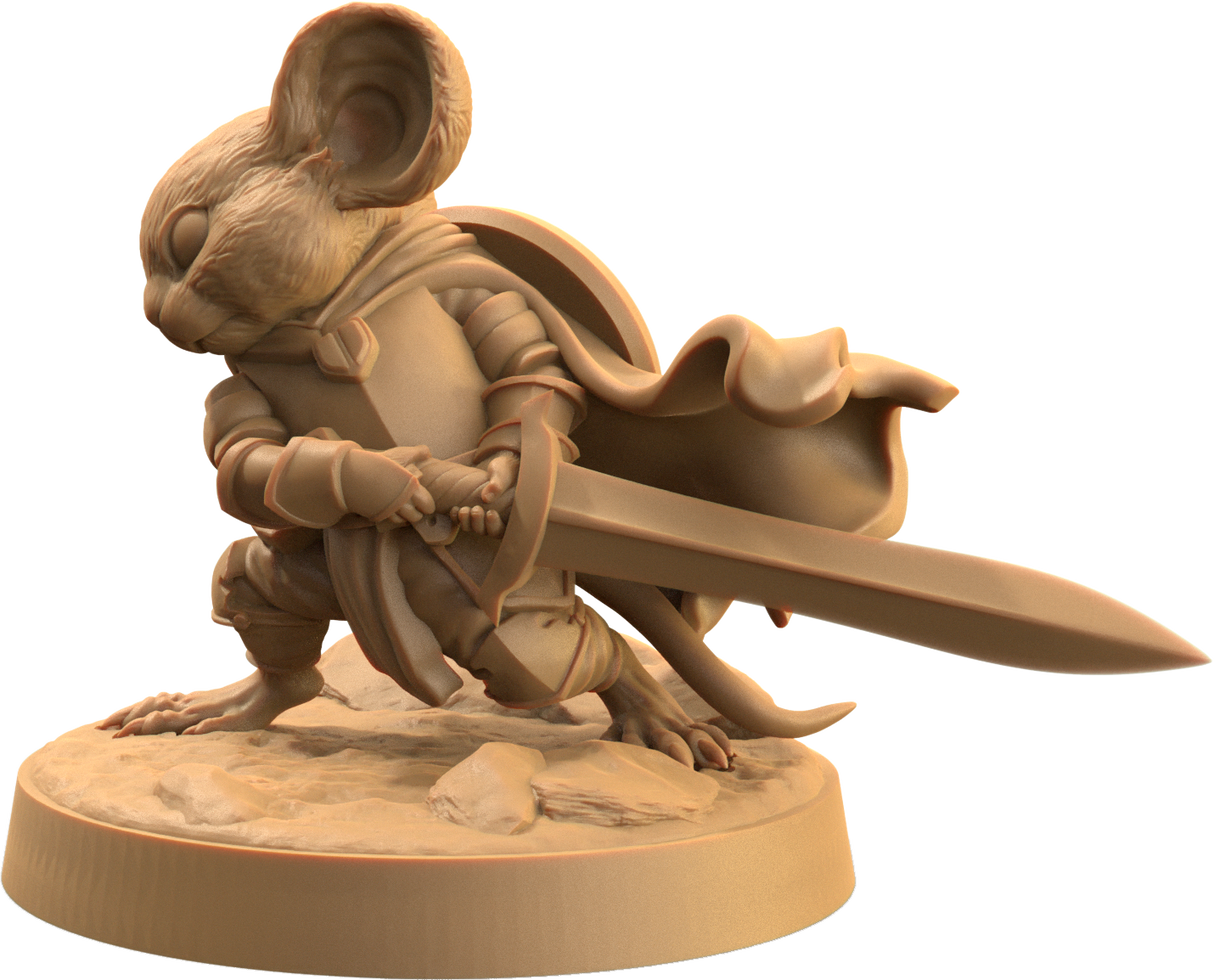 The Protectors - Mouse Folk Fighter Miniatures - Mini Megastore
