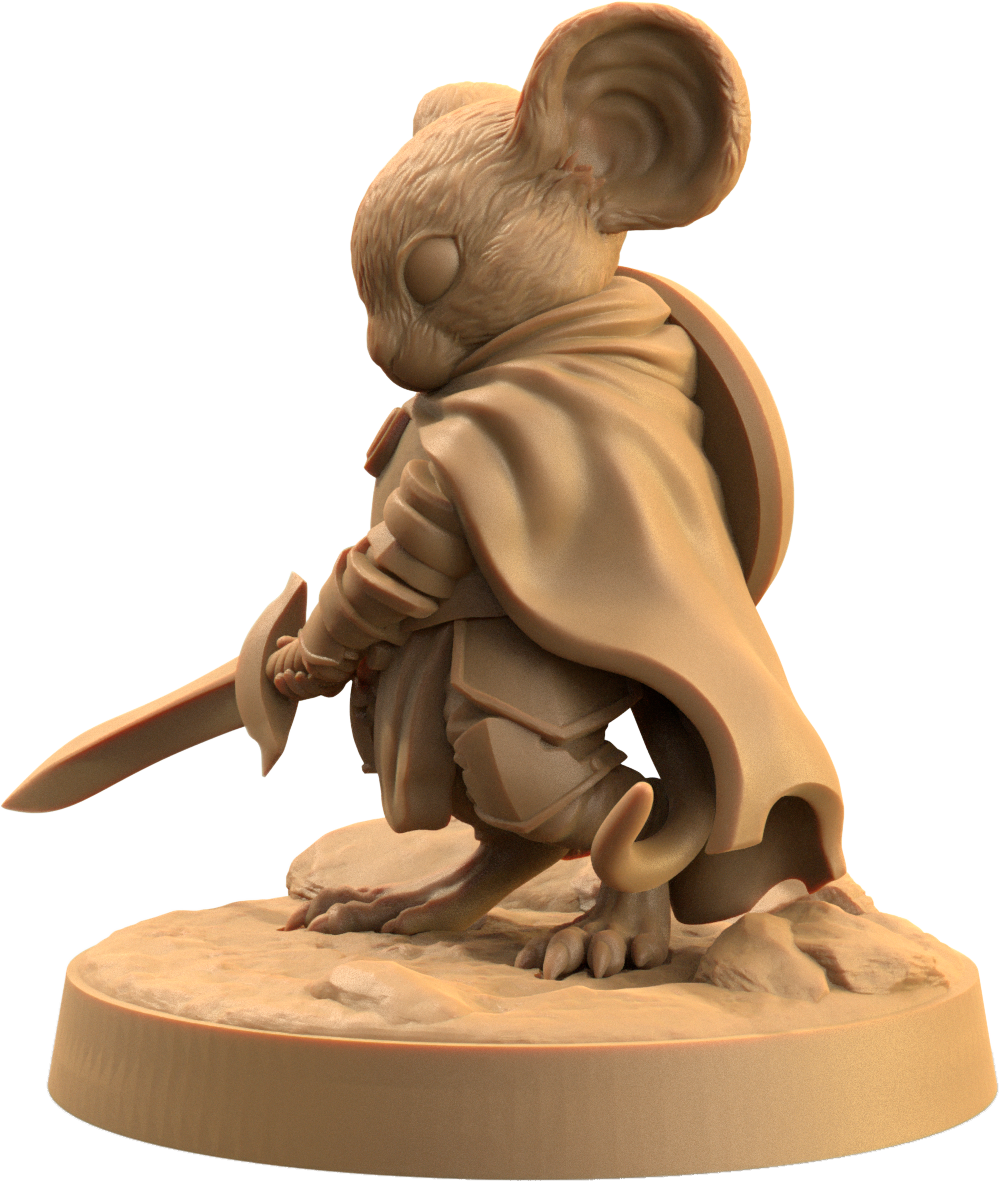 The Protectors - Mouse Folk Fighter Miniatures - Mini Megastore