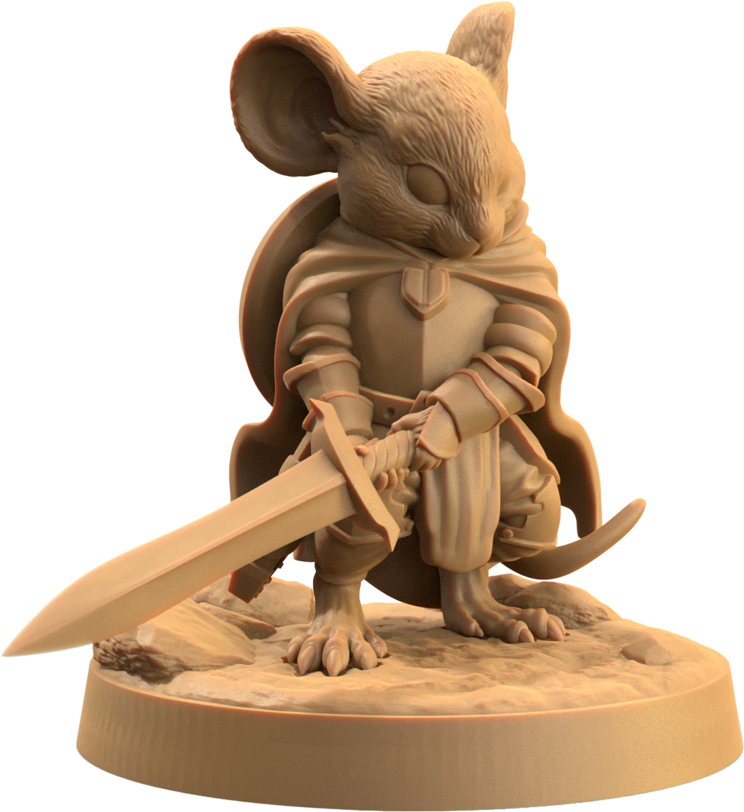 The Protectors - Mouse Folk Fighter Miniatures - Mini Megastore