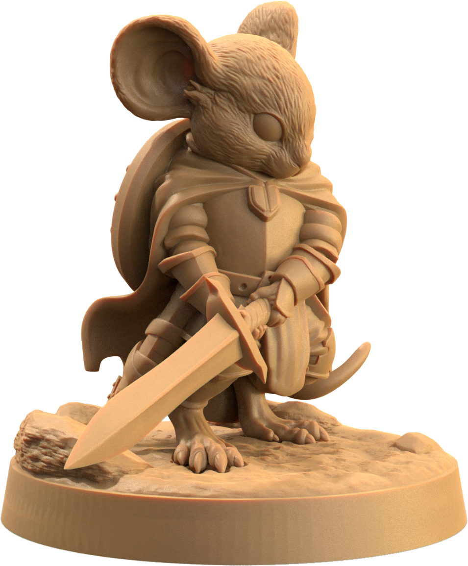 The Protectors - Mouse Folk Fighter Miniatures - Mini Megastore