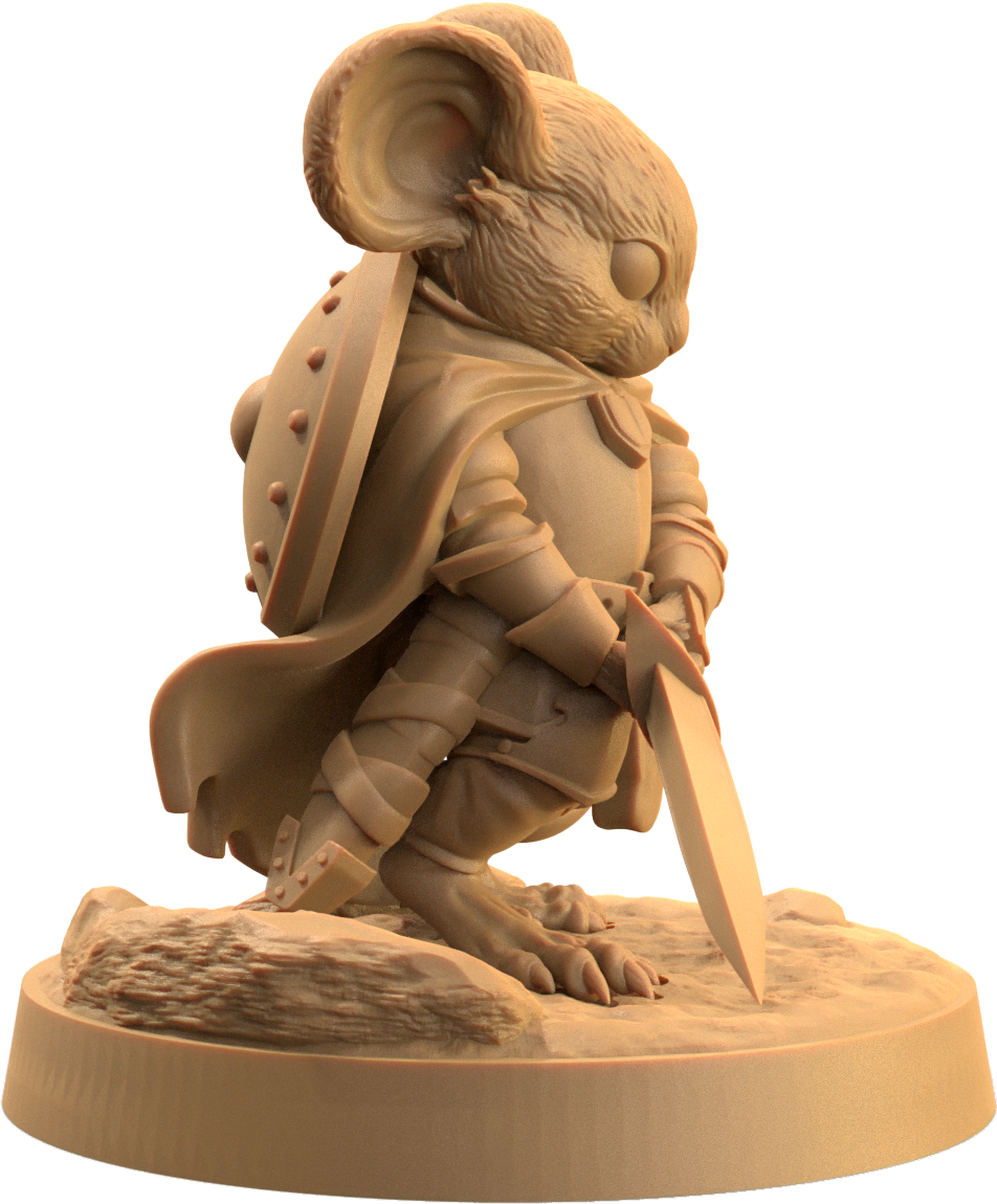 The Protectors - Mouse Folk Fighter Miniatures - Mini Megastore