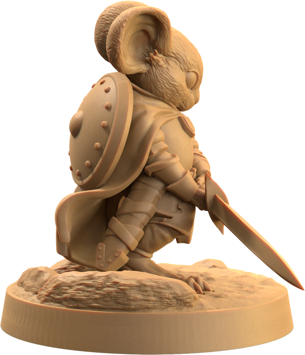 The Protectors - Mouse Folk Fighter Miniatures - Mini Megastore