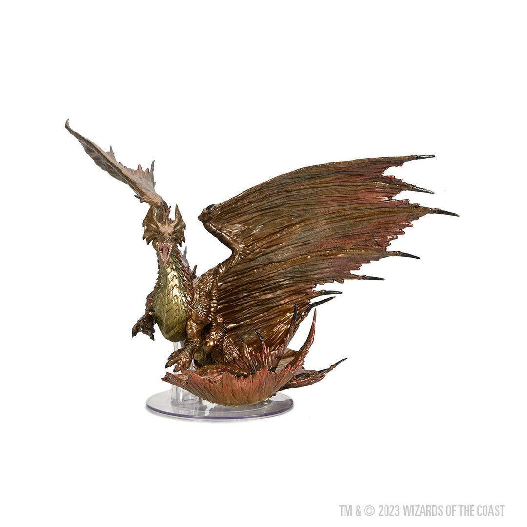 Adult Brass Dragon Icons of the Realms prepainted Miniature - Mini Megastore