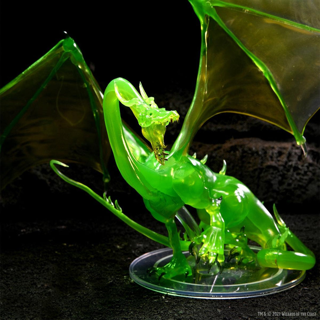 Adult Emerald Dragon Miniature - Icons of the Realms - Mini Megastore