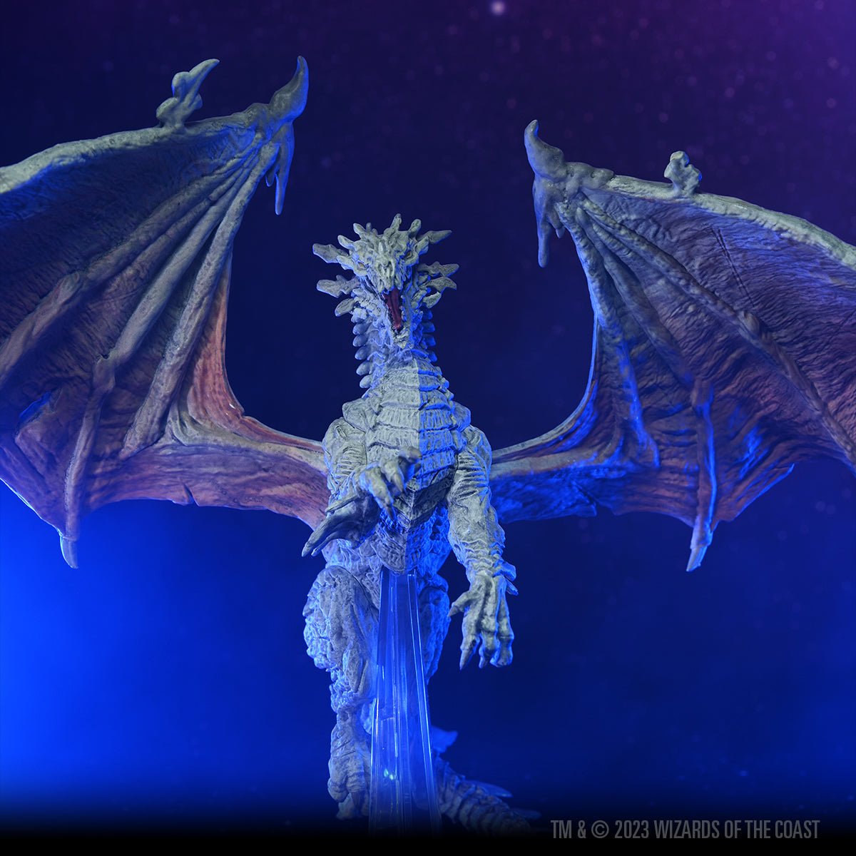 Adult Lunar Dragon: Prepainted Icons of the Realms Miniature - Mini Megastore