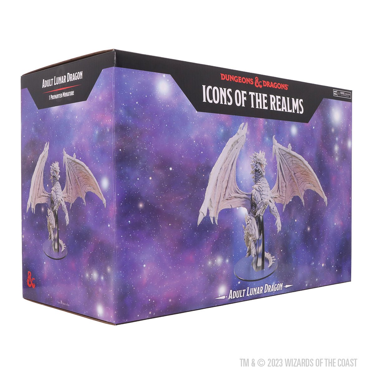 Adult Lunar Dragon: Prepainted Icons of the Realms Miniature - Mini Megastore