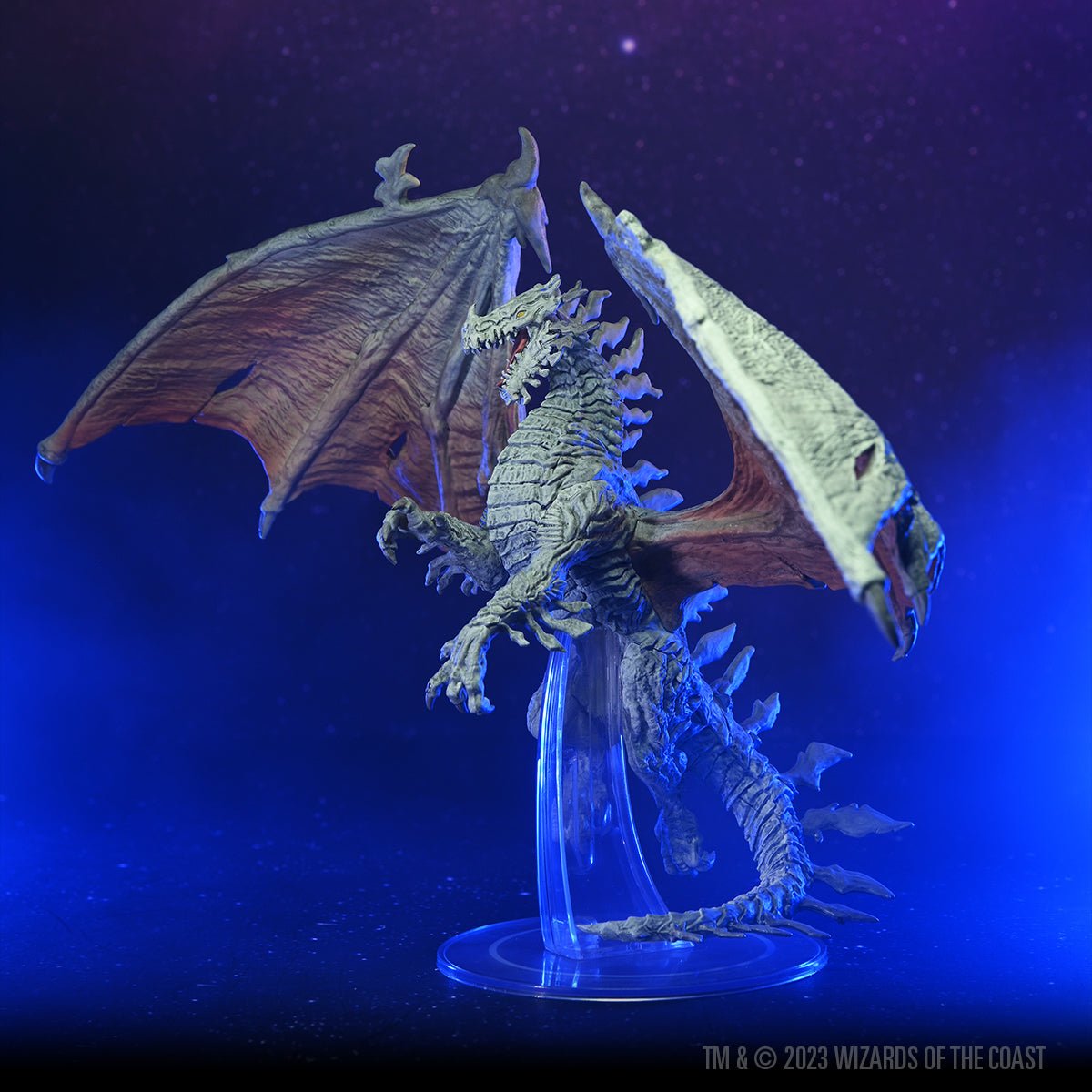 Adult Lunar Dragon: Prepainted Icons of the Realms Miniature - Mini Megastore