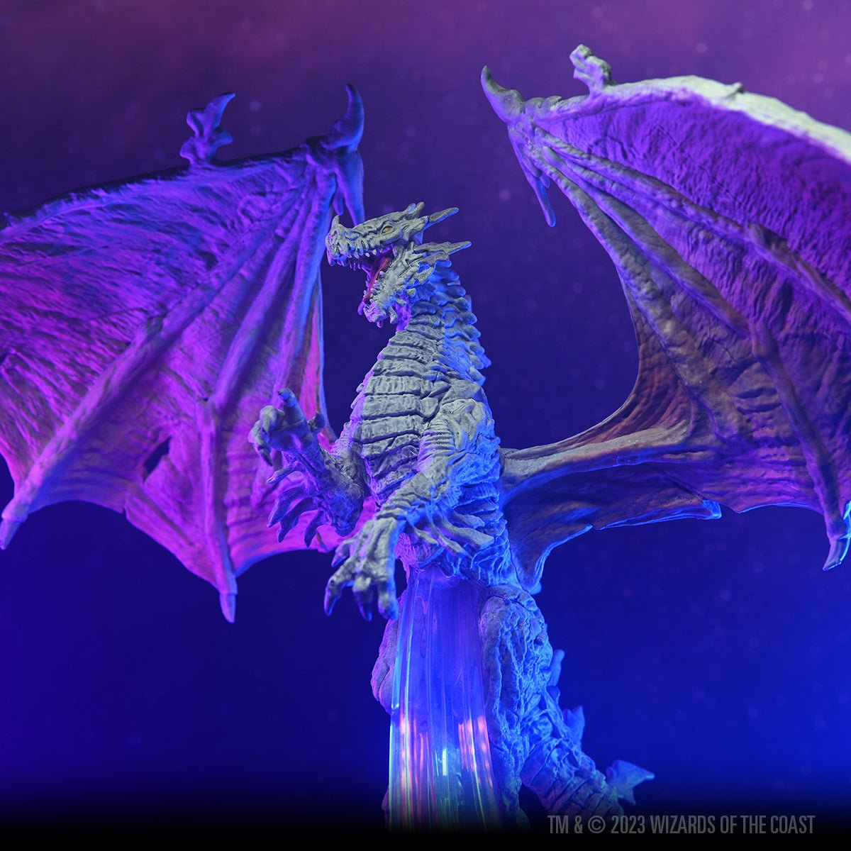 Adult Lunar Dragon: Prepainted Icons of the Realms Miniature - Mini Megastore