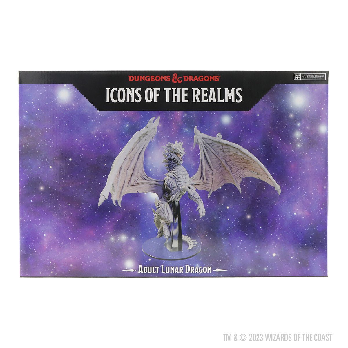 Adult Lunar Dragon: Prepainted Icons of the Realms Miniature - Mini Megastore