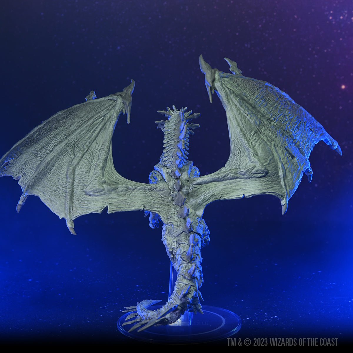 Adult Lunar Dragon: Prepainted Icons of the Realms Miniature - Mini Megastore