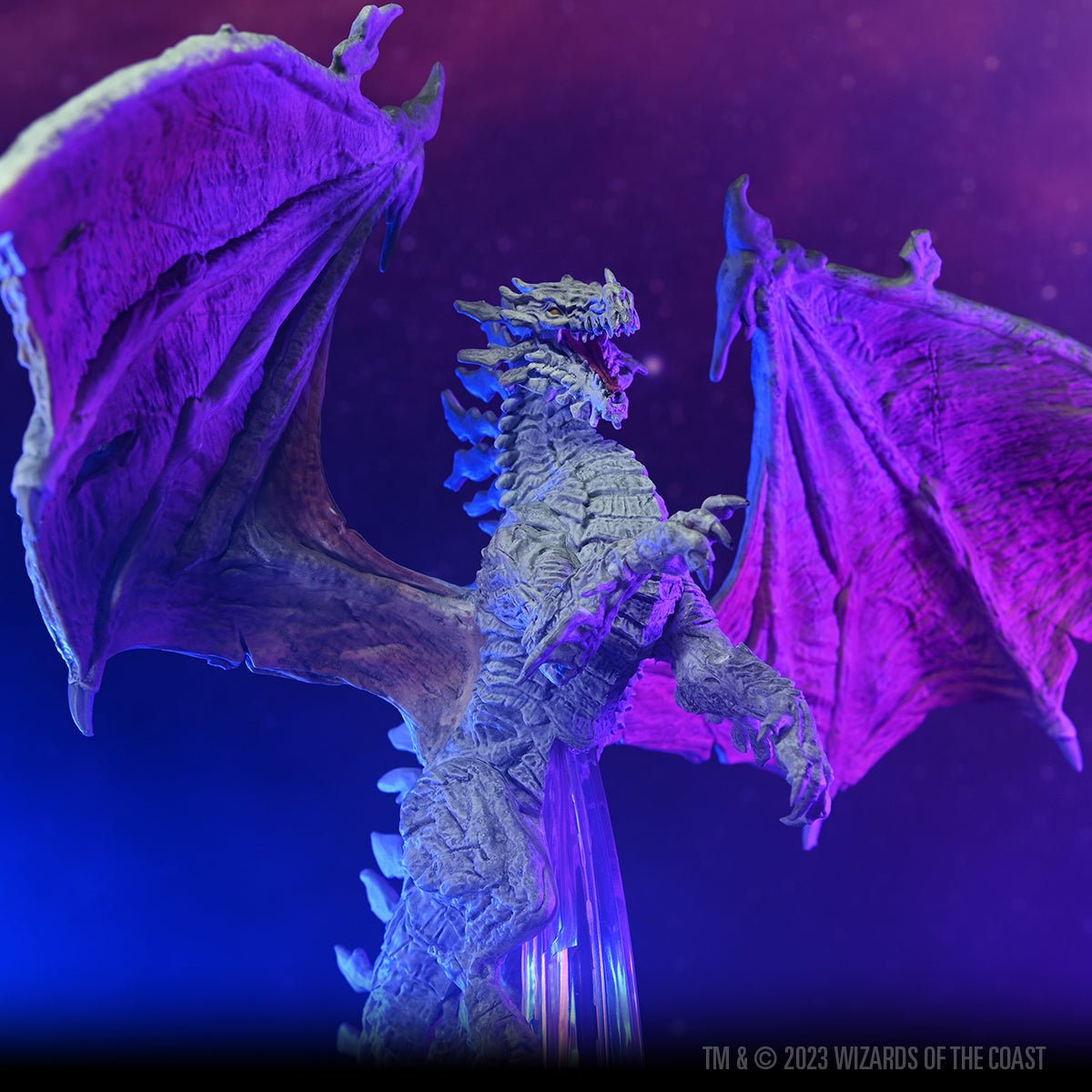 Adult Lunar Dragon: Prepainted Icons of the Realms Miniature - Mini Megastore