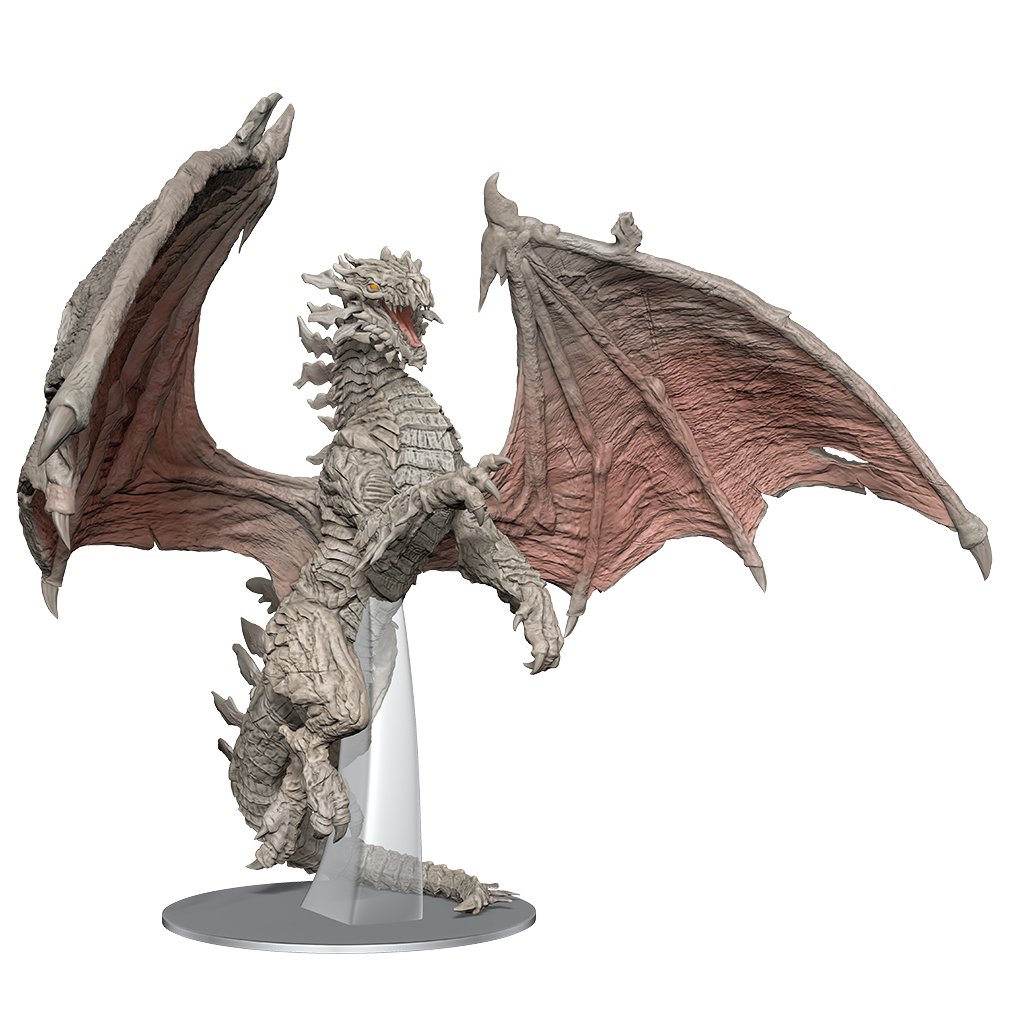 Adult Lunar Dragon: Prepainted Icons of the Realms Miniature - Mini Megastore