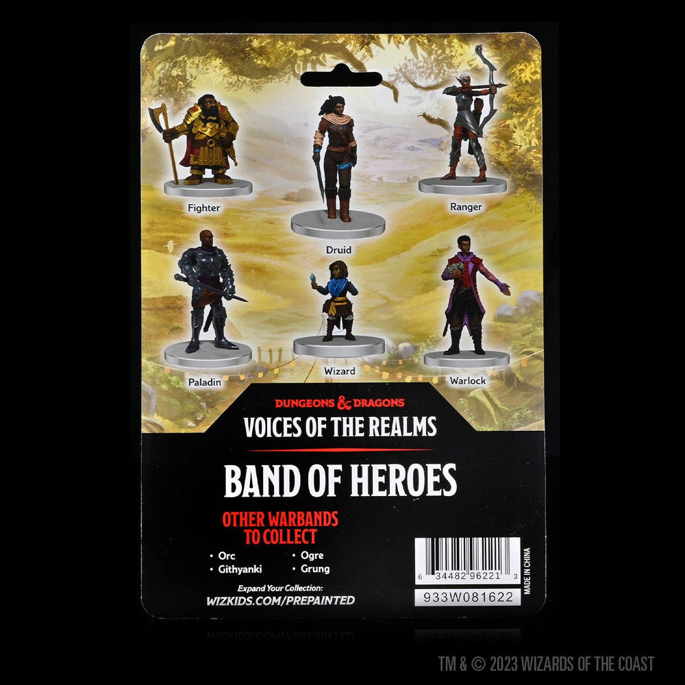 Band of Heroes: Voices of the Realms Prepainted Miniatures - Mini Megastore