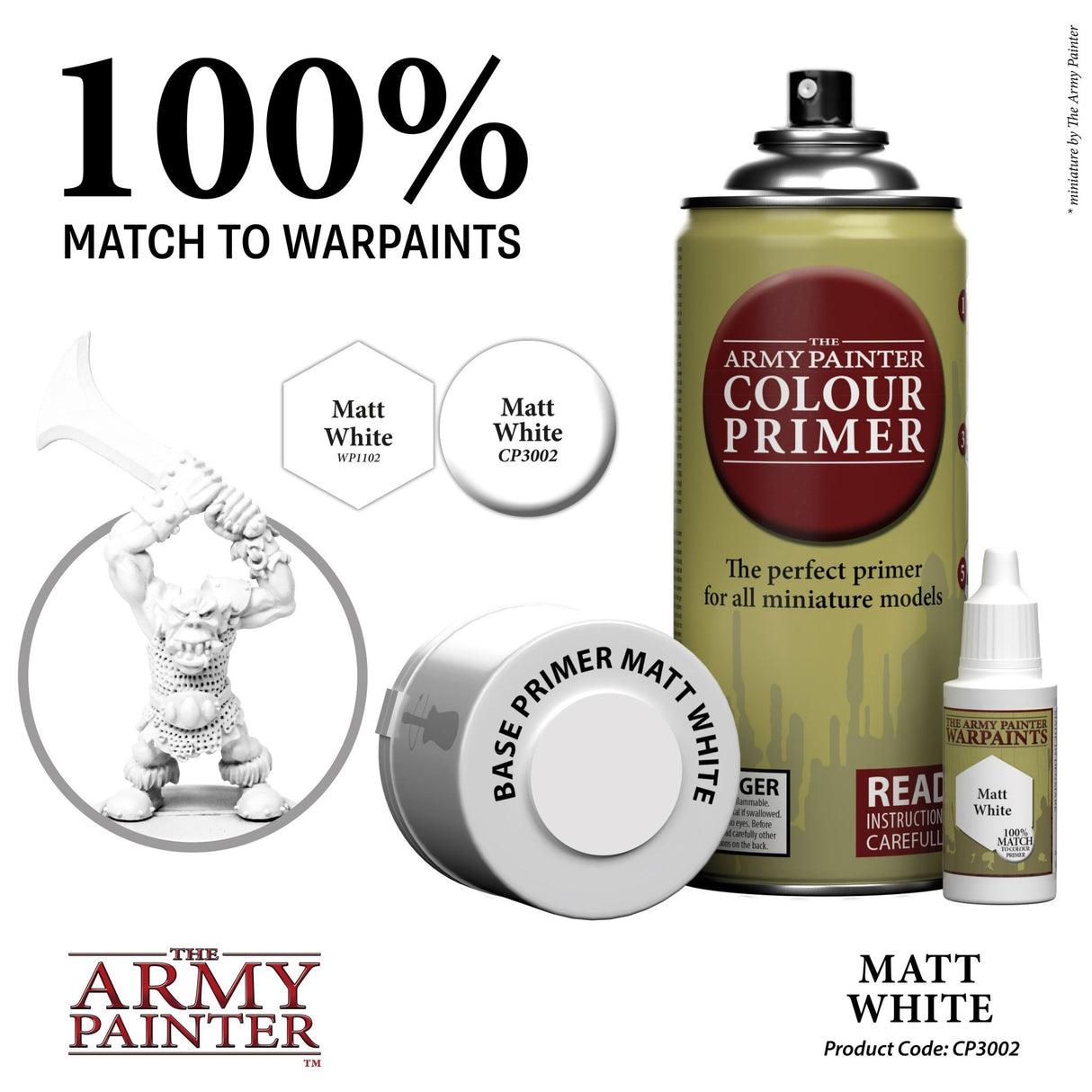 Base Primer - Matt White - Mini Megastore
