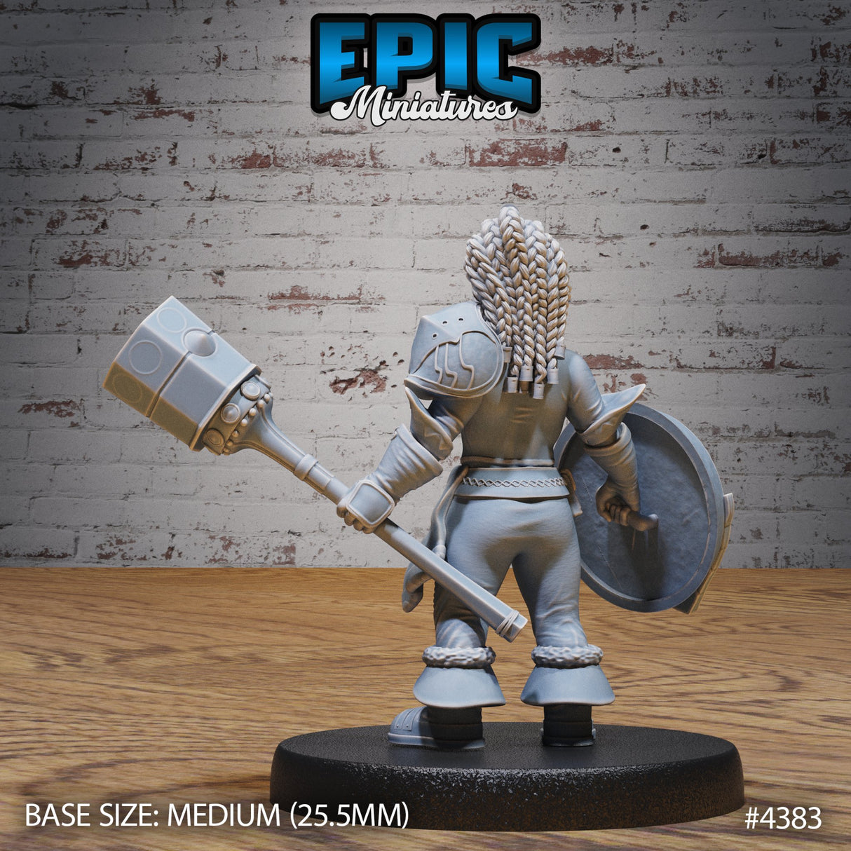 Bearded Female Dwarf Miniatures - Mini Megastore