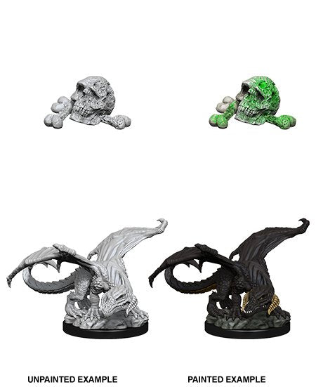 Black Dragon Wyrmling: Nolzur's Marvelous Miniatures - Mini Megastore