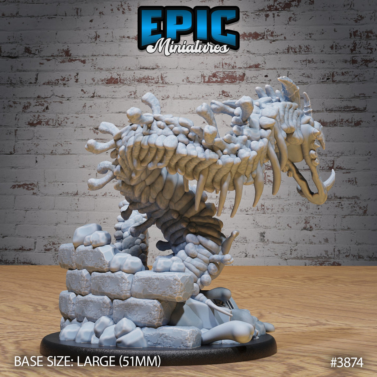 Bone Naga Miniature - Mini Megastore