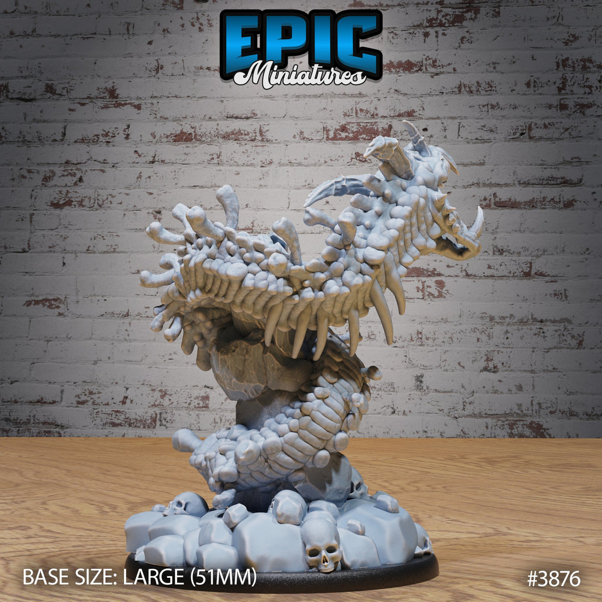 Bone Naga Miniature - Mini Megastore
