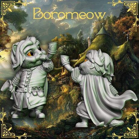 boromeow: Lord of the Cats Miniature - Mini Megastore