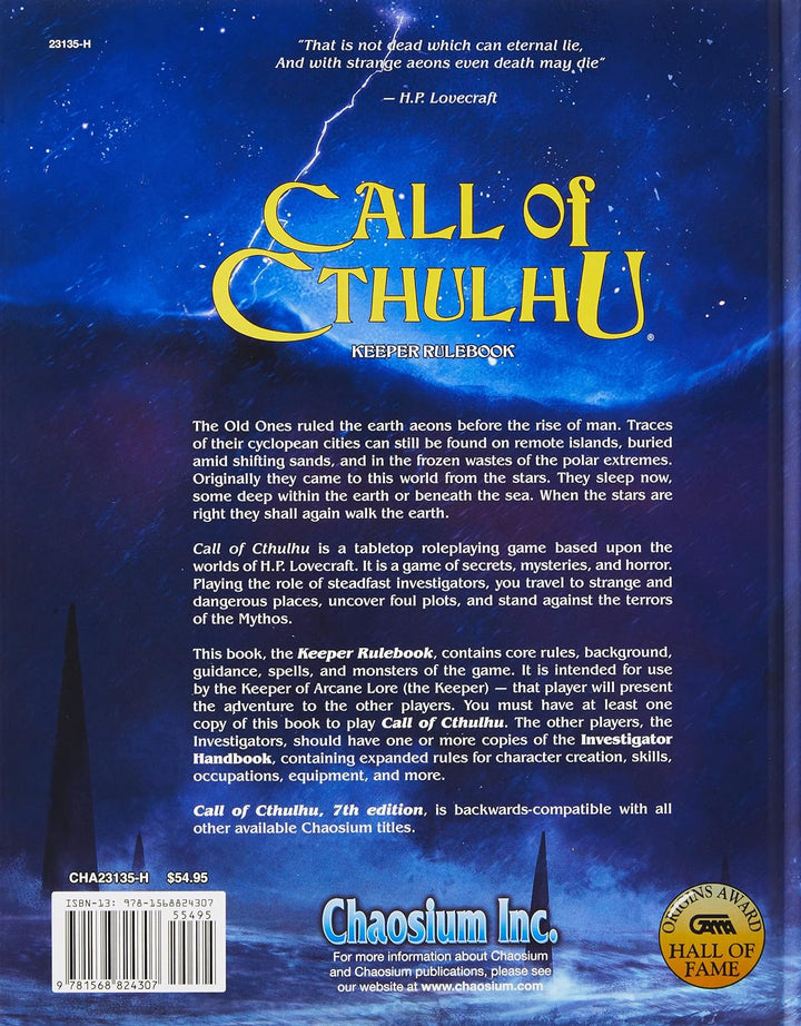 Call of Cthulhu 7th Edition: Keeper Rulebook - Mini Megastore