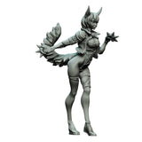 Cat Girl / Tabaxi Brawler Statue / Miniature - Mini Megastore