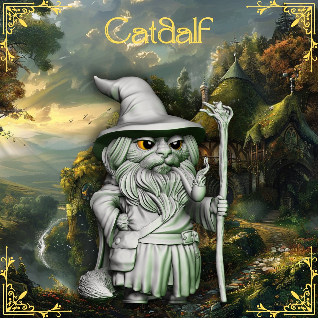 Catdalf: Lord of the Cats Miniature - Mini Megastore
