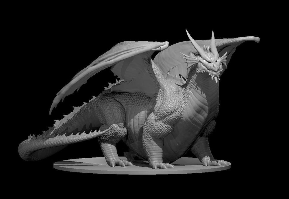 Chonk Dragon Themberchaud Miniature - Mini Megastore