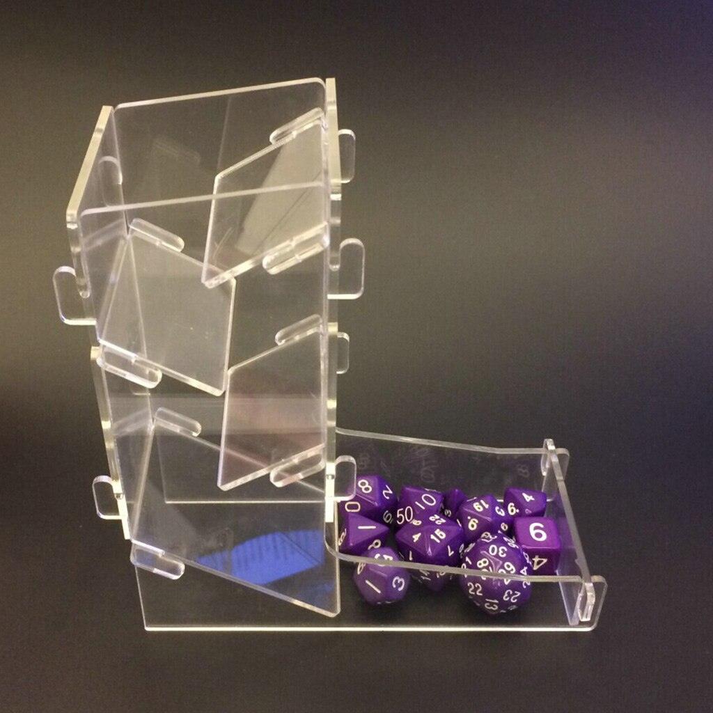 Clear Acyrlic Dice Tower - Mini Megastore