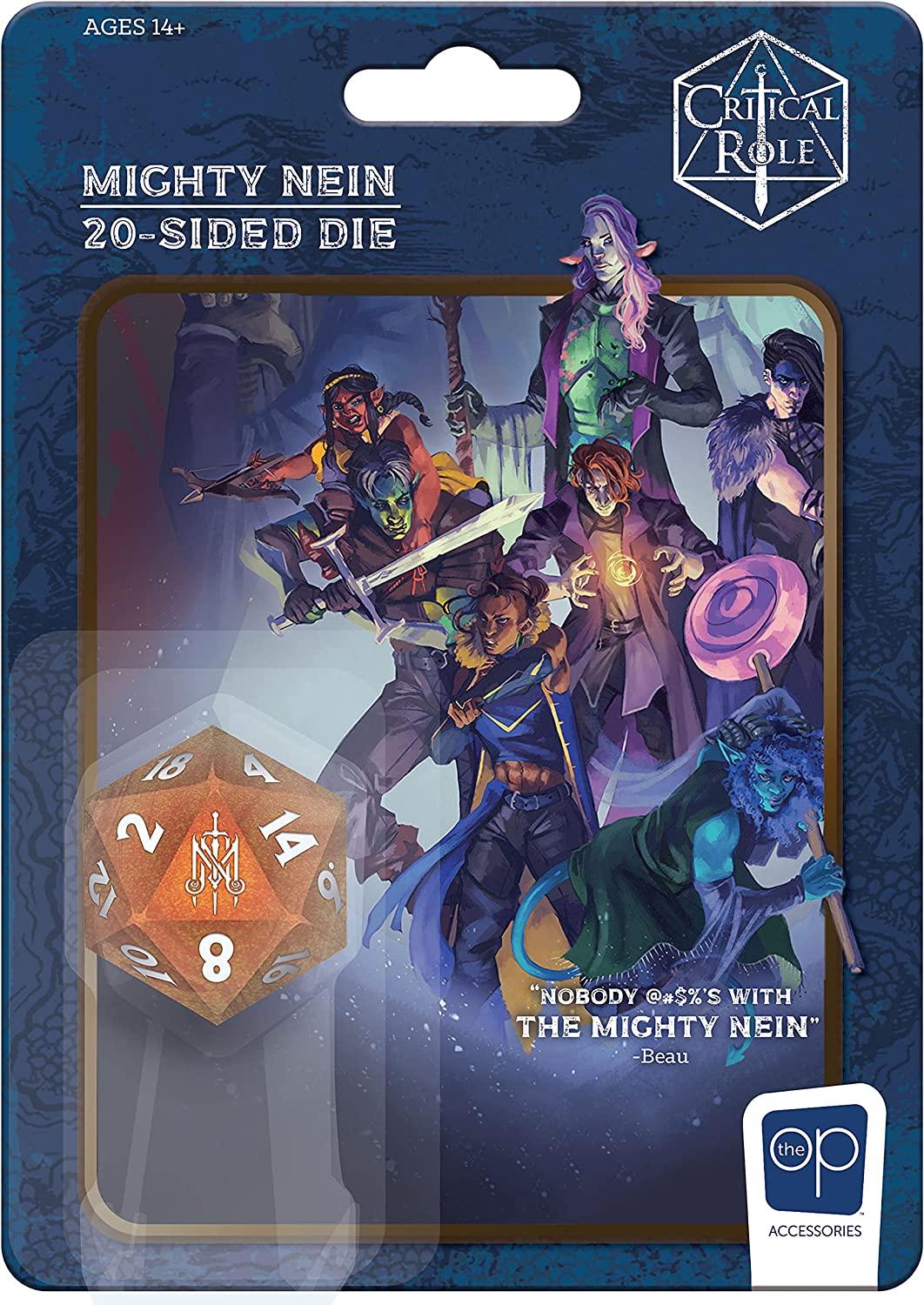 Critical Role D20 Mighty Nein 20 Sided Die - Mini Megastore
