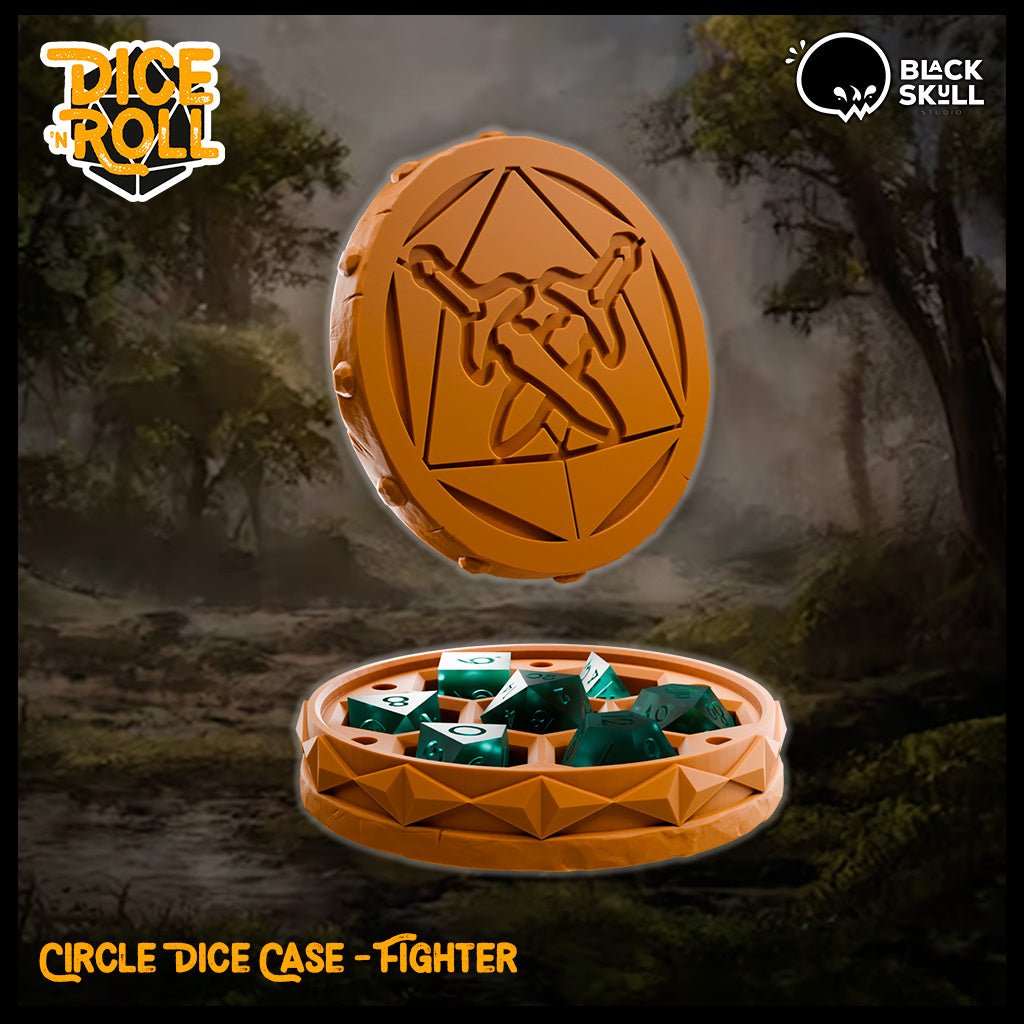 Custom 3D printed Class Dice Box - Mini Megastore