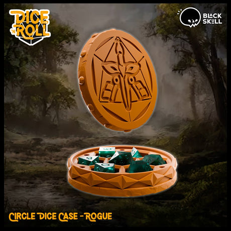Custom 3D printed Class Dice Box - Mini Megastore