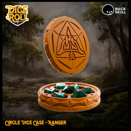 Custom 3D printed Class Dice Box - Mini Megastore