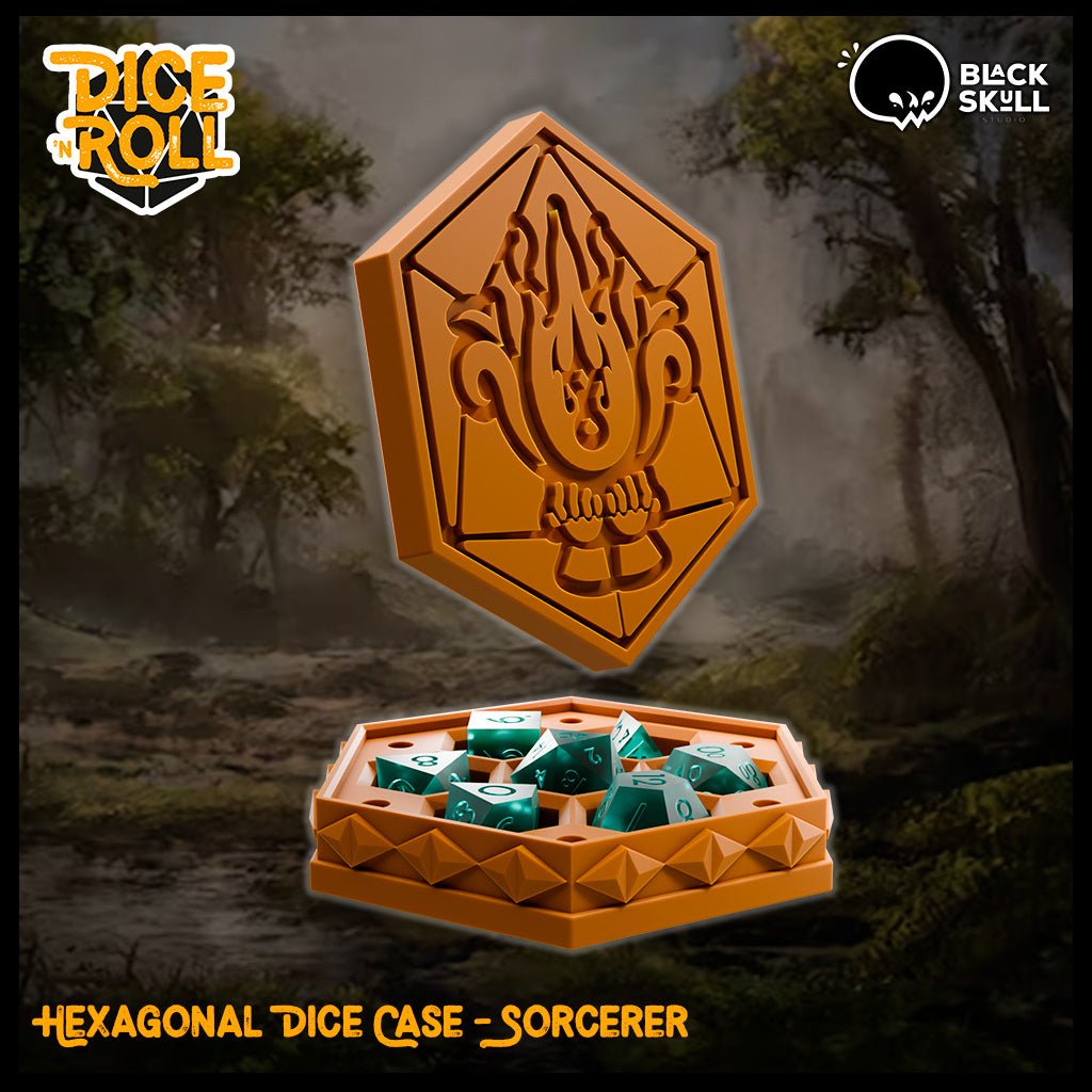 Custom 3D printed Class Dice Box - Mini Megastore
