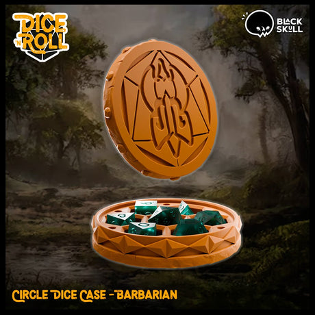 Custom 3D printed Class Dice Box - Mini Megastore