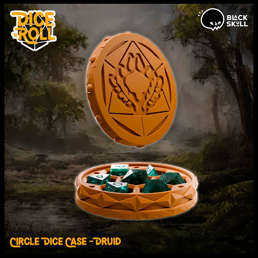 Custom 3D printed Class Dice Box - Mini Megastore