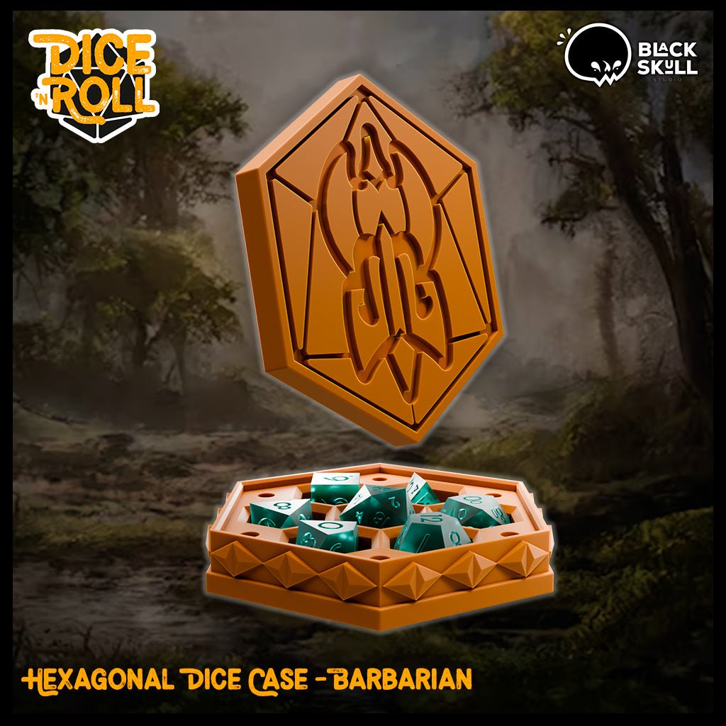 Custom 3D printed Class Dice Box - Mini Megastore