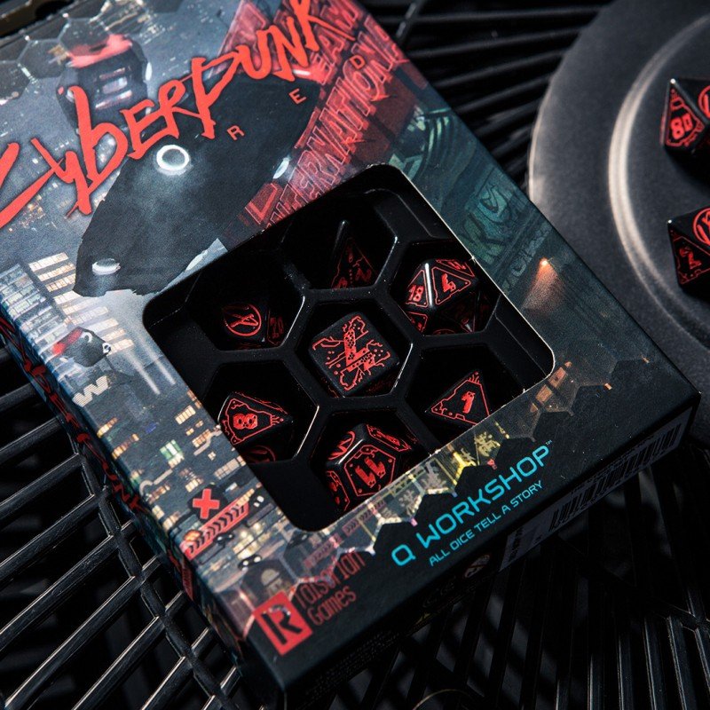Cyberpunk Red Dice Set - Mini Megastore