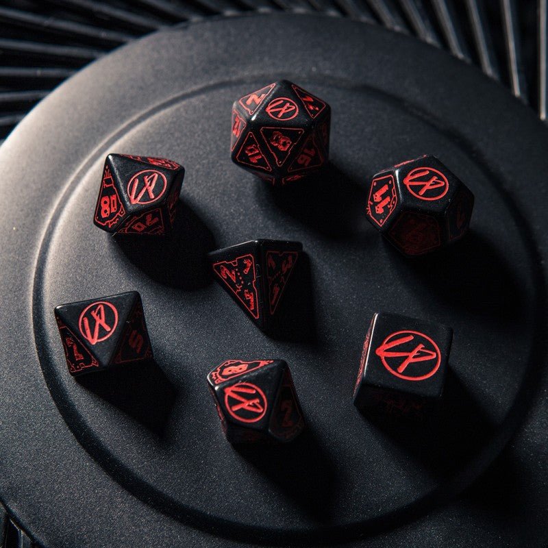 Cyberpunk Red Dice Set - Mini Megastore
