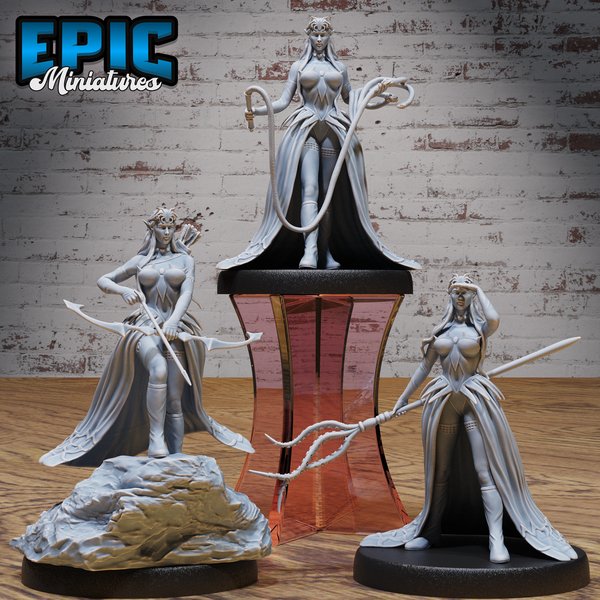 Dark Elf / Drow Domina Miniatures - Mini Megastore