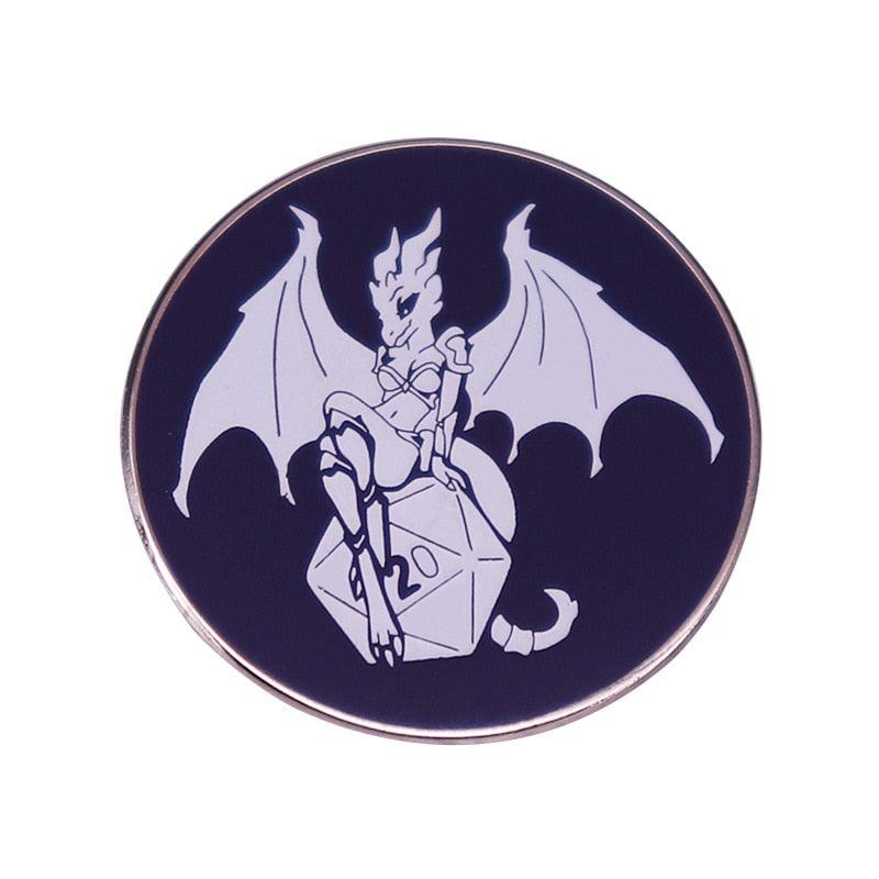 D&D enamel metal pins / brooch 47 styles - Mini Megastore